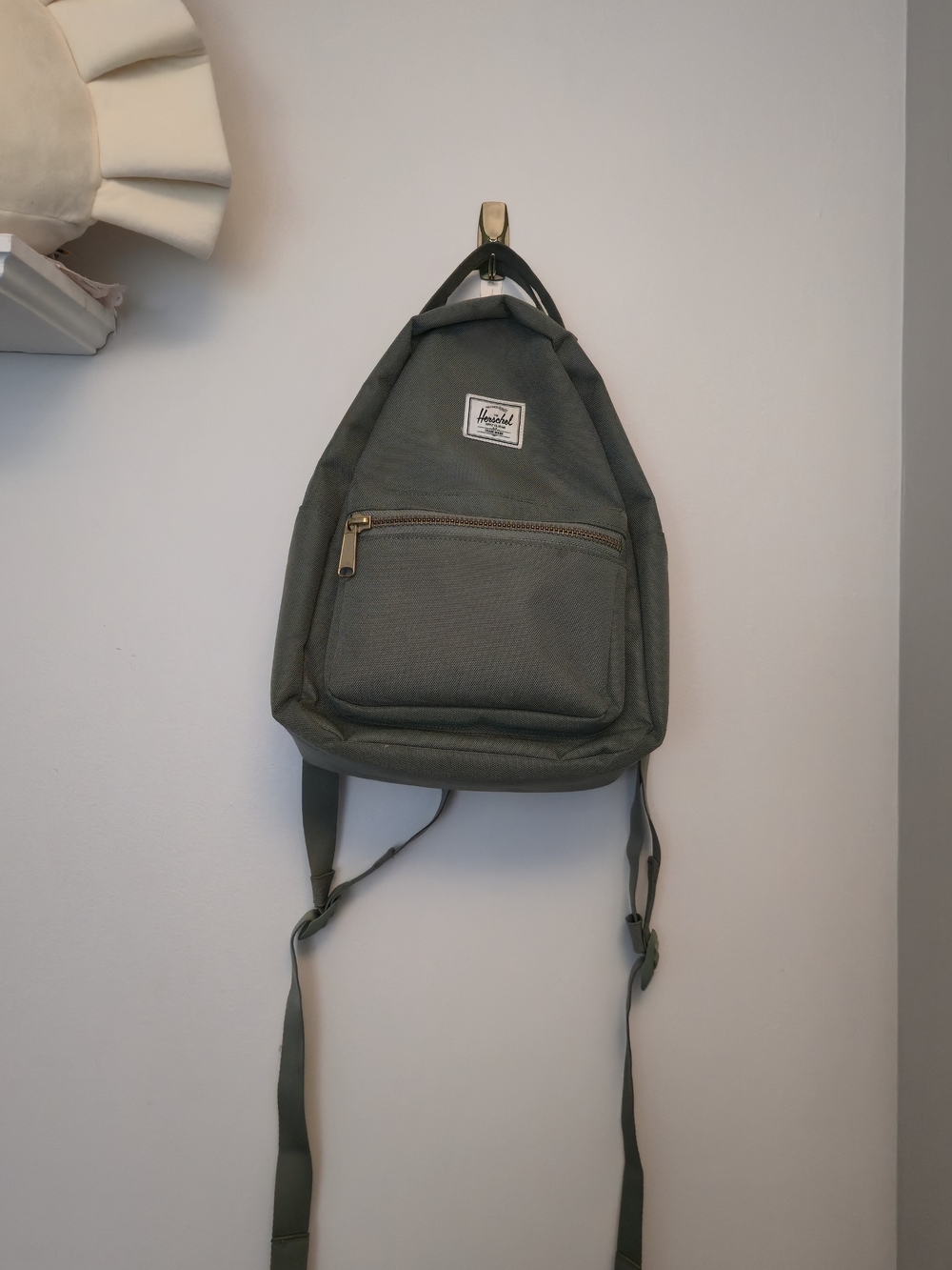 Olive Green Mini Backpack